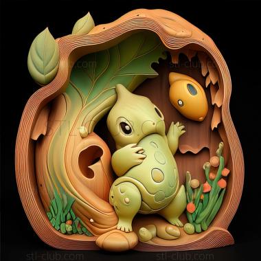 3D model The Chikorita Rescue The Stubborn Chicorita (STL)